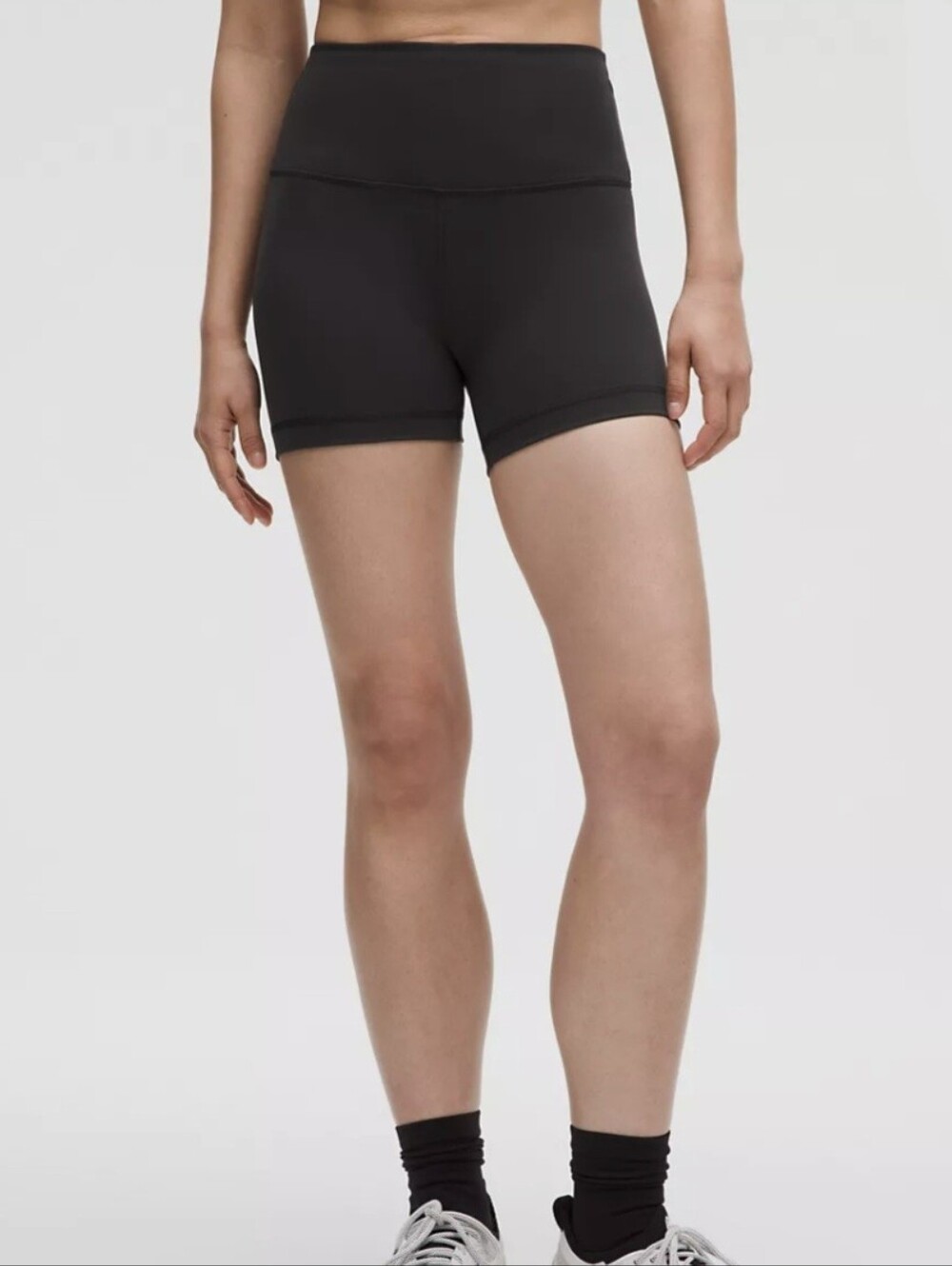 Lululemon Athletica Black High-Rise Bike Shorts